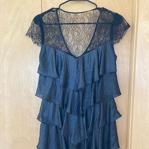 NWOT bcbgmaxazria black tier dress